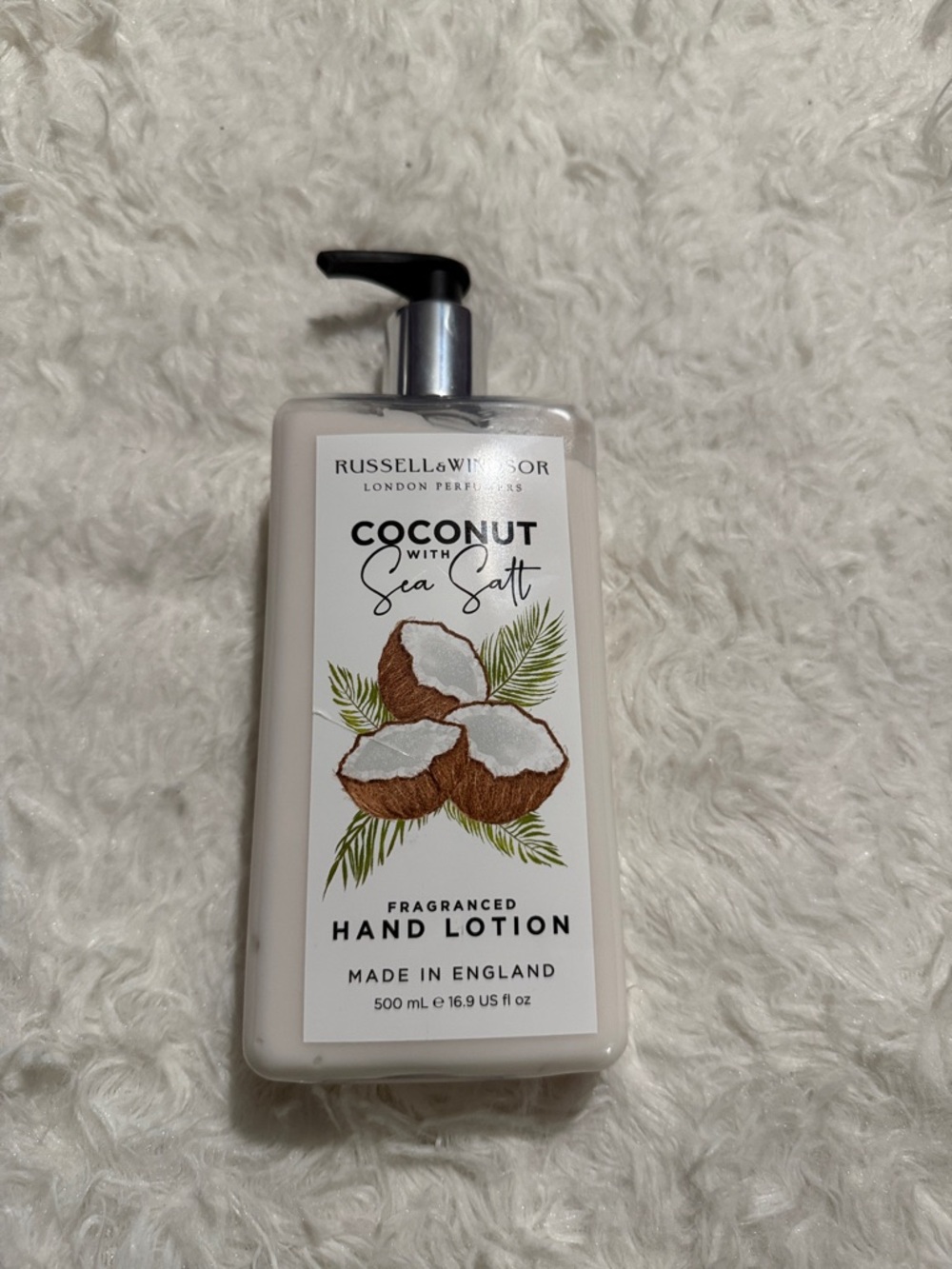 Coconut with Sea Salt Hand Lotion - White